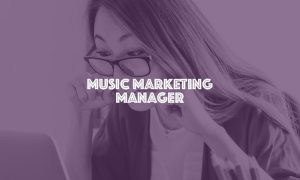 music marketing manager